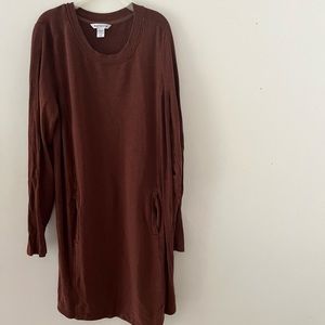 Athleta Sweatshirt dress with pockets size LT